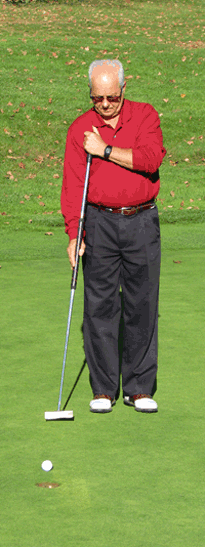 Putting with the Arrow Direct Putter